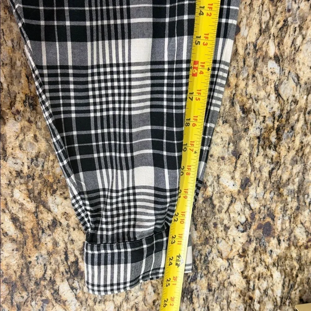 Polo Ralph Lauren Marlowe Plaid Flannel Shirt Black Cream XL